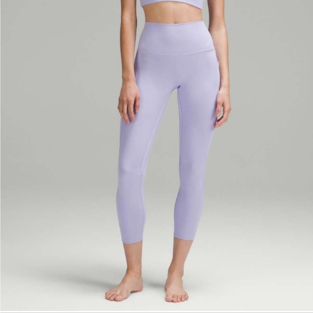 Lululemon Align HR Crop 21” brand new with tags. Never worn. Lilac color